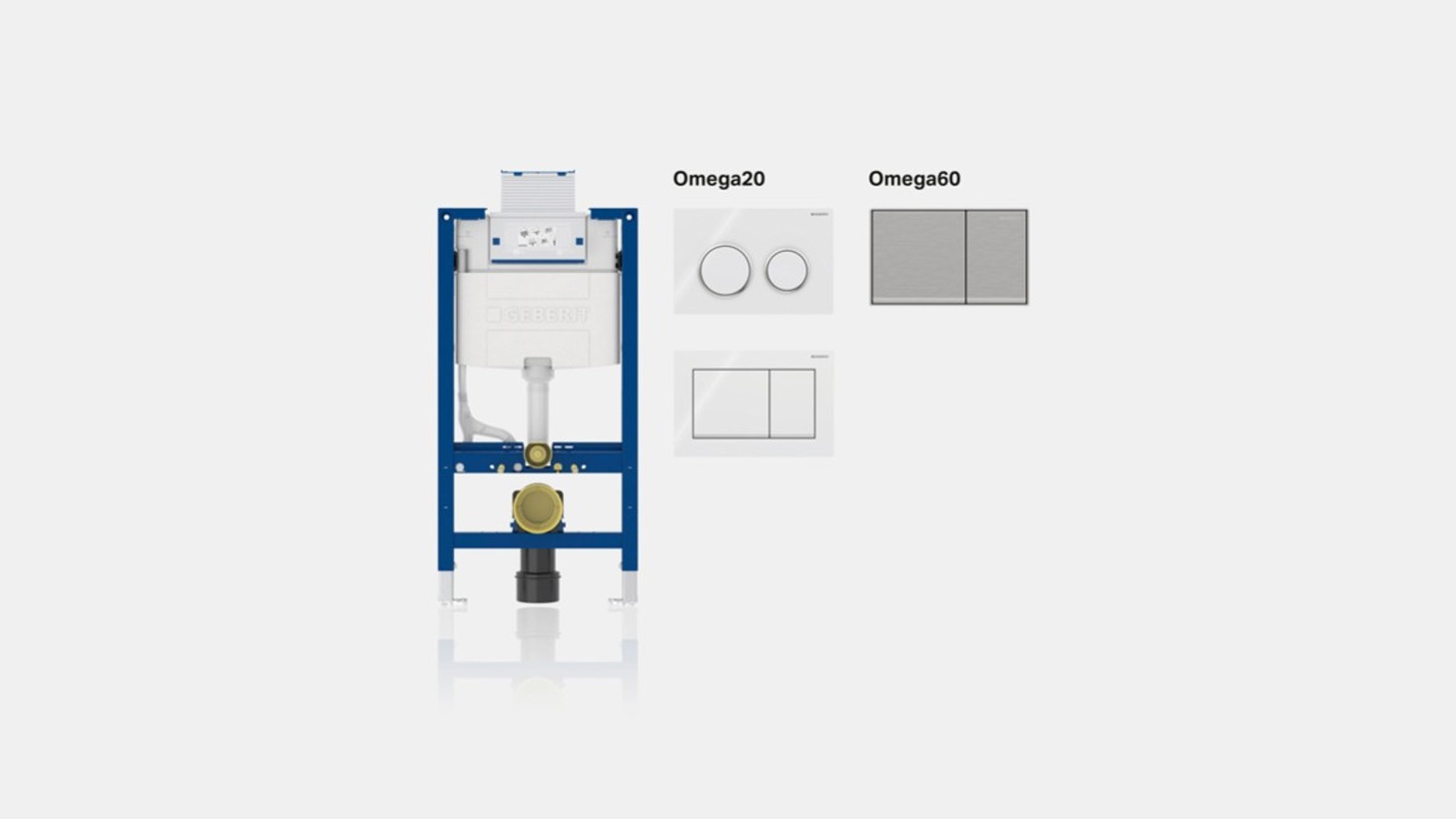 Geberit Omega flushing system