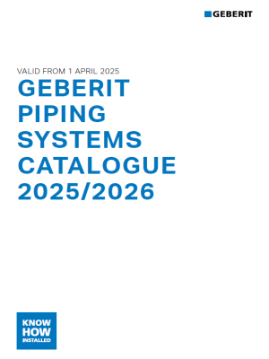 Geberit Piping Systems Catalogue 2025/2026