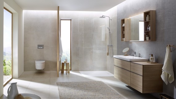iCon bathroom series with Sigma50 in concrete look