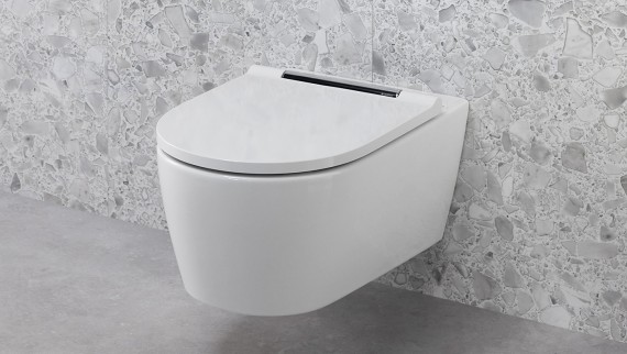 Wall-hung toilet from the Geberit ONE bathroom series (© Geberit)
