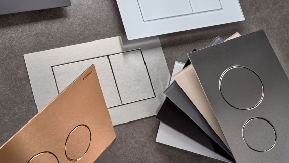 Actuator plates in the Sigma40 series (© Geberit)