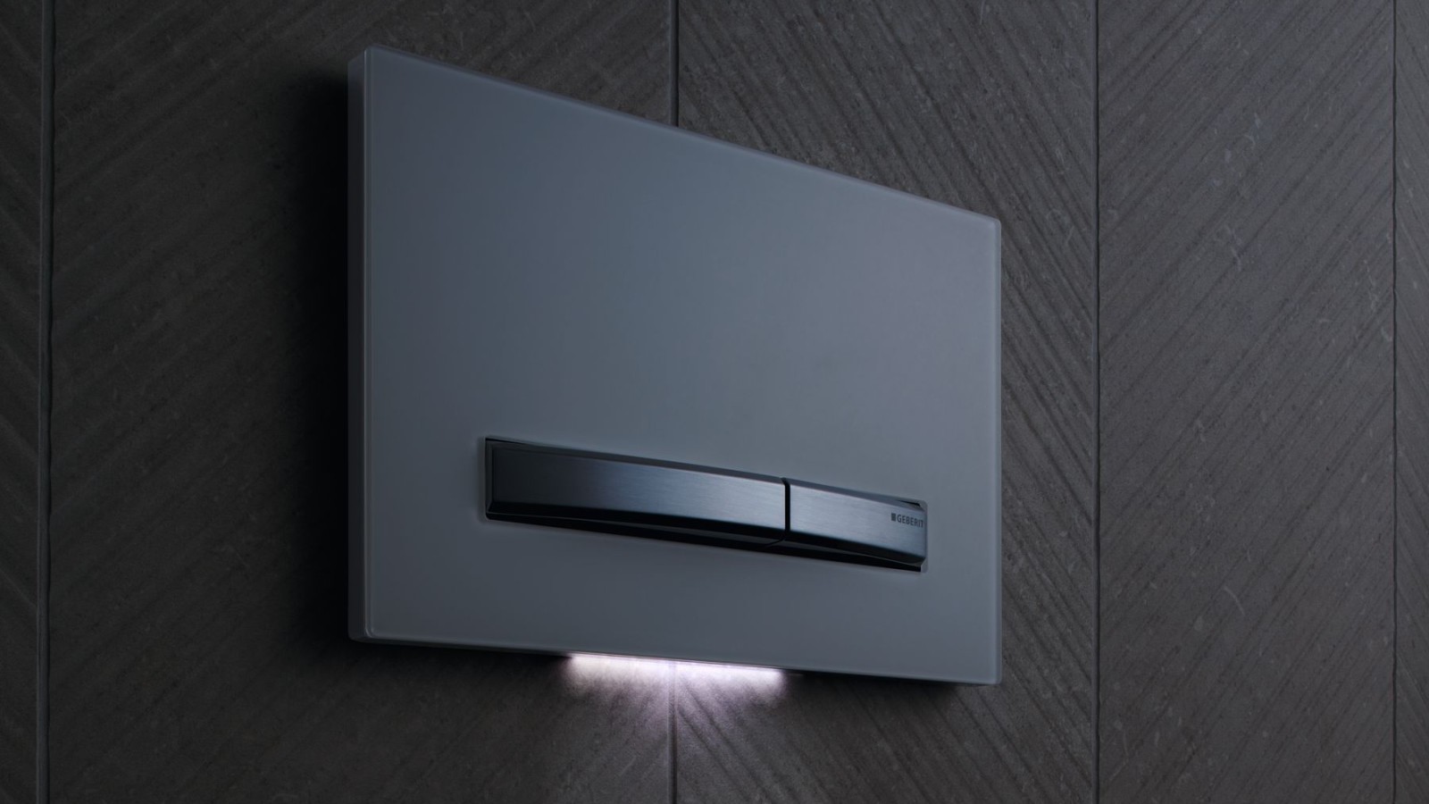 Geberit Sigma50 flush plate with orientation light Geberit Sigma50 flush plate with orientation light