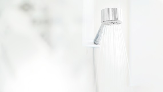 Shower head in the bathroom