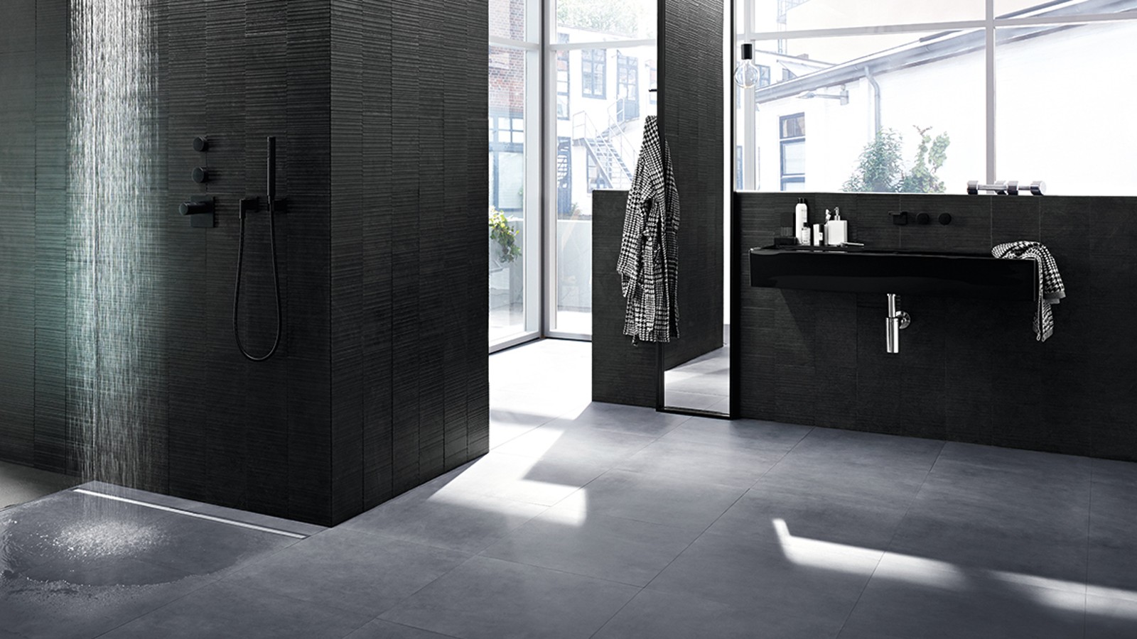 Bathroom with Geberit CleanLine