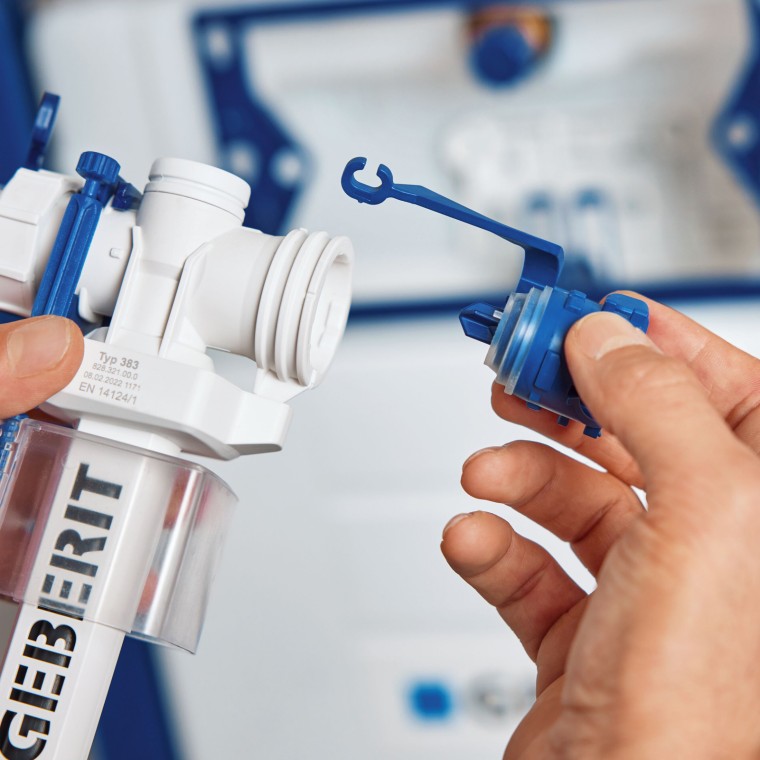 The Geberit Type 383 fill valve is easy to maintain