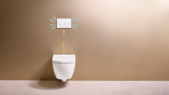 Odour extraction with Geberit DuoFresh for fresh air in the bathroom Odour extraction with Geberit DuoFresh for fresh air in the bathroom