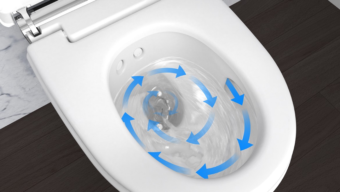 Geberit AquaClean TurboFlush technology