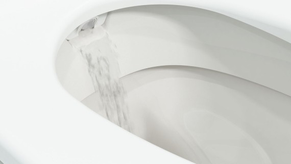 Spray arm flush of Geberit AquaClean Sela Spray arm flush of Geberit AquaClean Sela