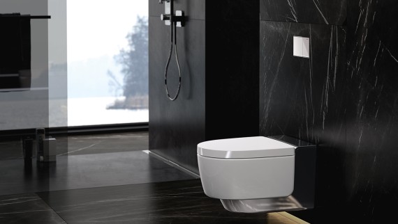 Shower toilet Geberit AquaClean Mera Comfort for optimal cleansing of the genital area