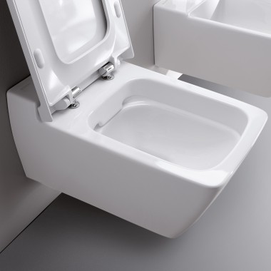 Geberit Xeno² toilet with open lid
