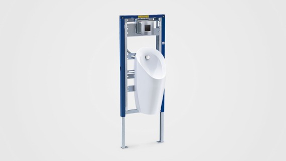 Geberit Duofix installation system for concealed urinal control Geberit Duofix installation system for concealed urinal control