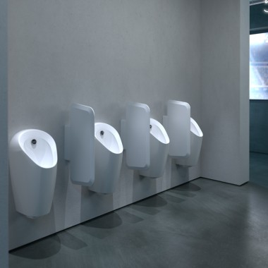 Geberit Selva urinals in a sports stadium
