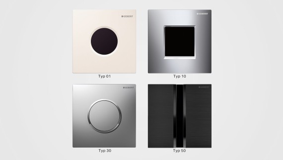 Overview of Geberit cover plates Overview of Geberit cover plates