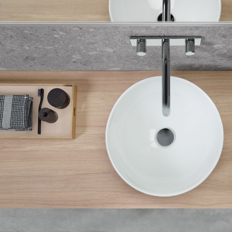 Geberit VariForm round lay-on washbasin Geberit VariForm round lay-on washbasin