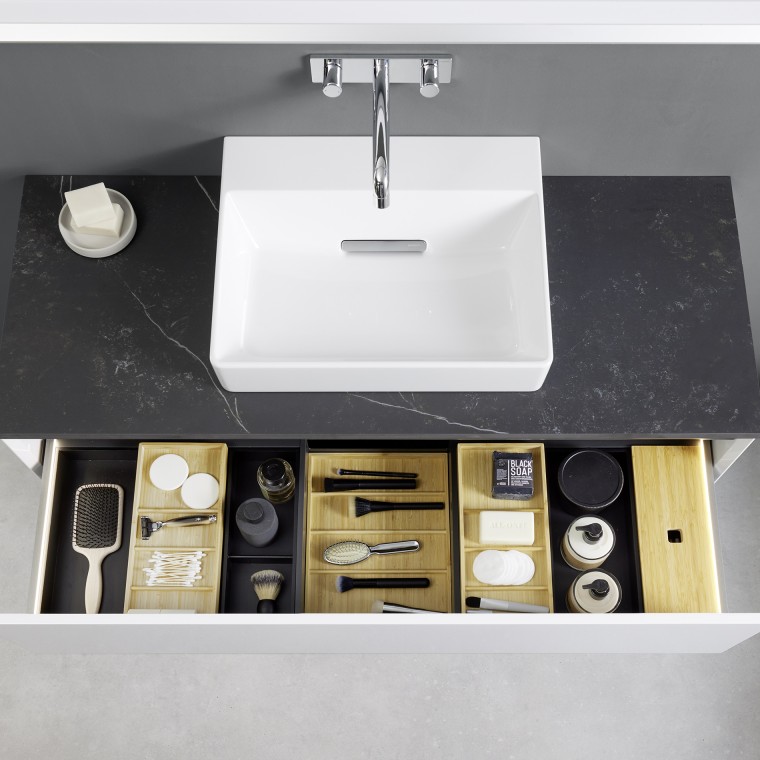 Drawer organisation system for Geberit ONE and iCon