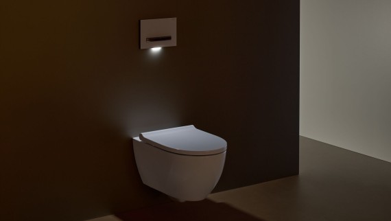 Geberit Monolith with LED orientation light Geberit Monolith with LED orientation light