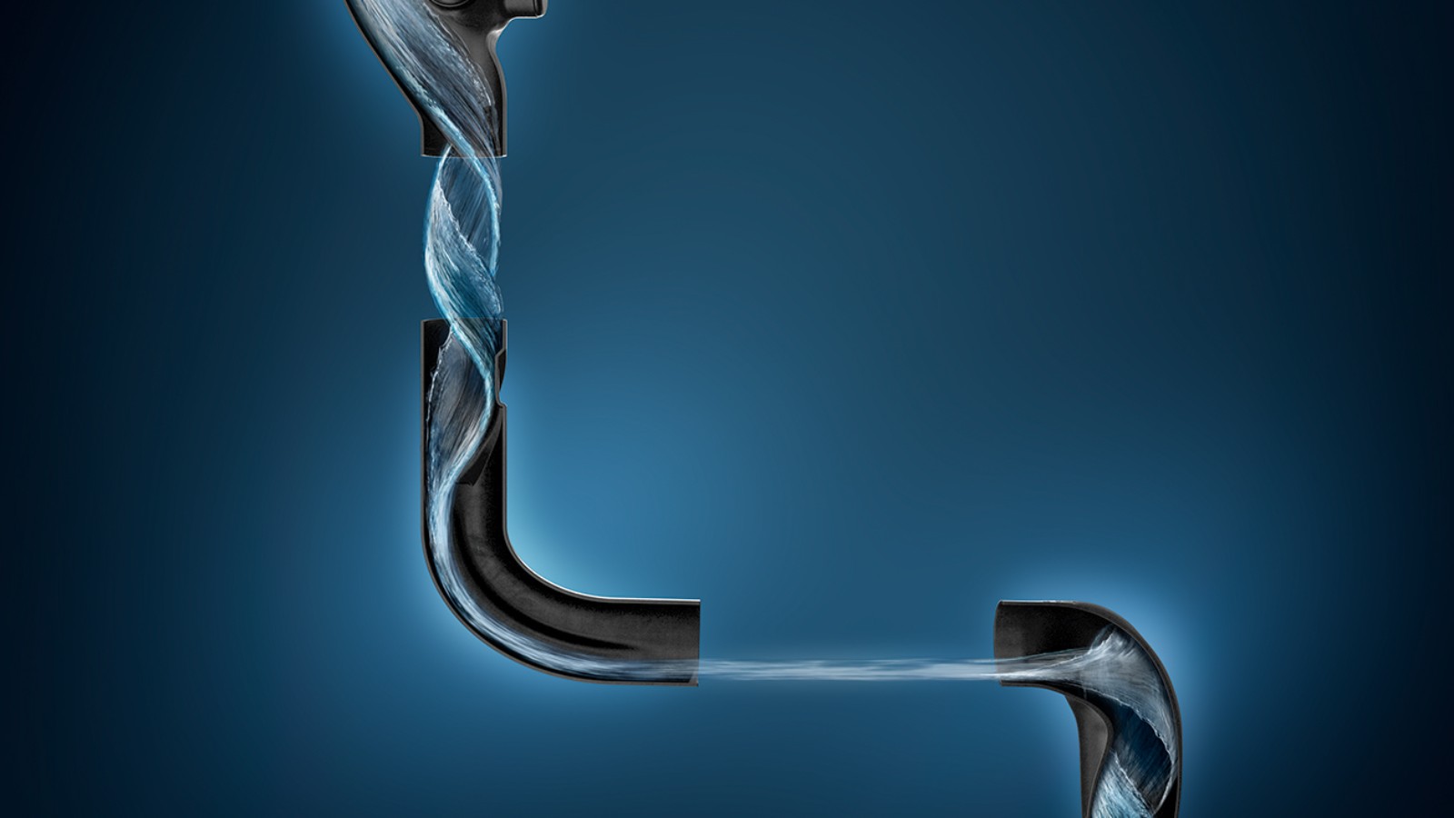 The space-saving drainage system Geberit SuperTube The space-saving drainage system Geberit SuperTube