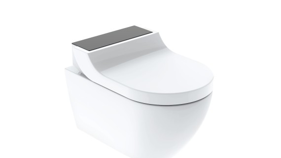 Geberit AquaClean Tuma in black glass