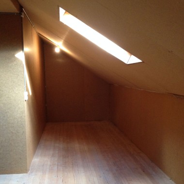 Attic before renovating