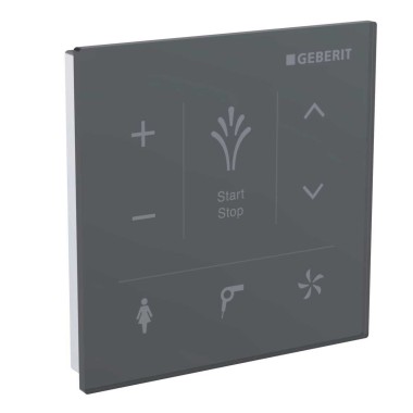 Wall-mounted control panel in black for the AquaClean Mera shower toilet Wall-mounted control panel in black for the AquaClean Mera shower toilet
