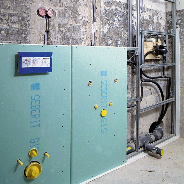 Panel the Geberit GIS system wall Panel the Geberit GIS system wall