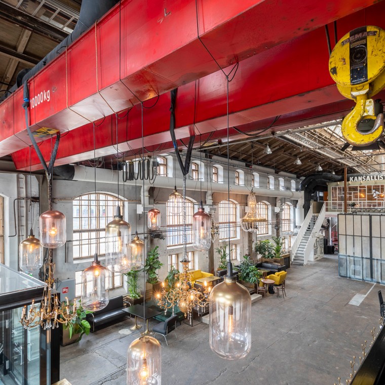 The industrial character of the buildings was preserved (© Kansallis Teatteri) The industrial character of the buildings was preserved (© Kansallis Teatteri)