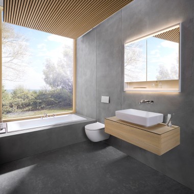 The 6x6 winning bathroom design "Serenity" (© Geberit)