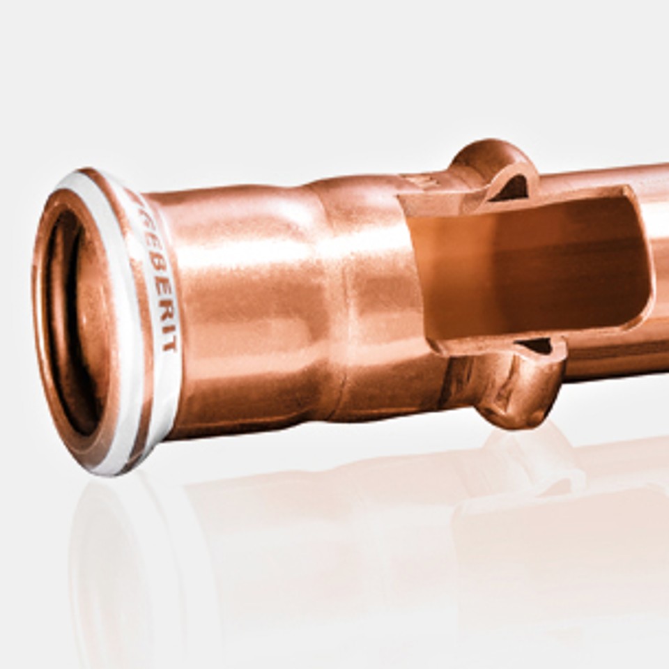 Cross-section of Geberit Mapress Copper