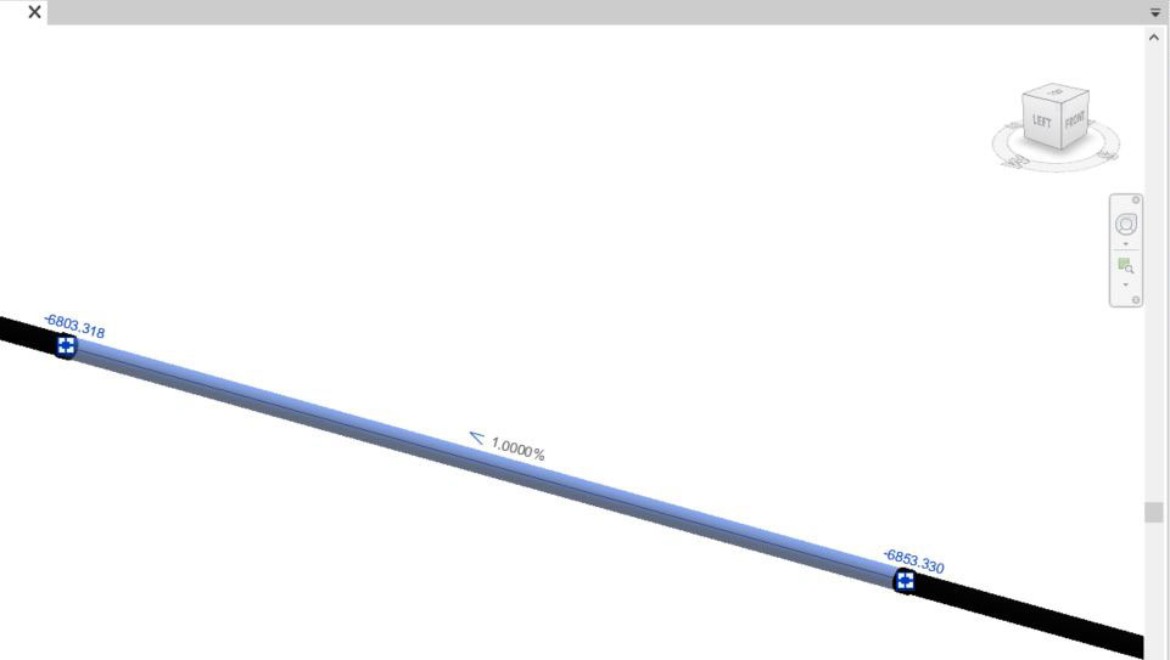 Segmentation of a pipeline into available lengths in the Geberit BIM plug-in