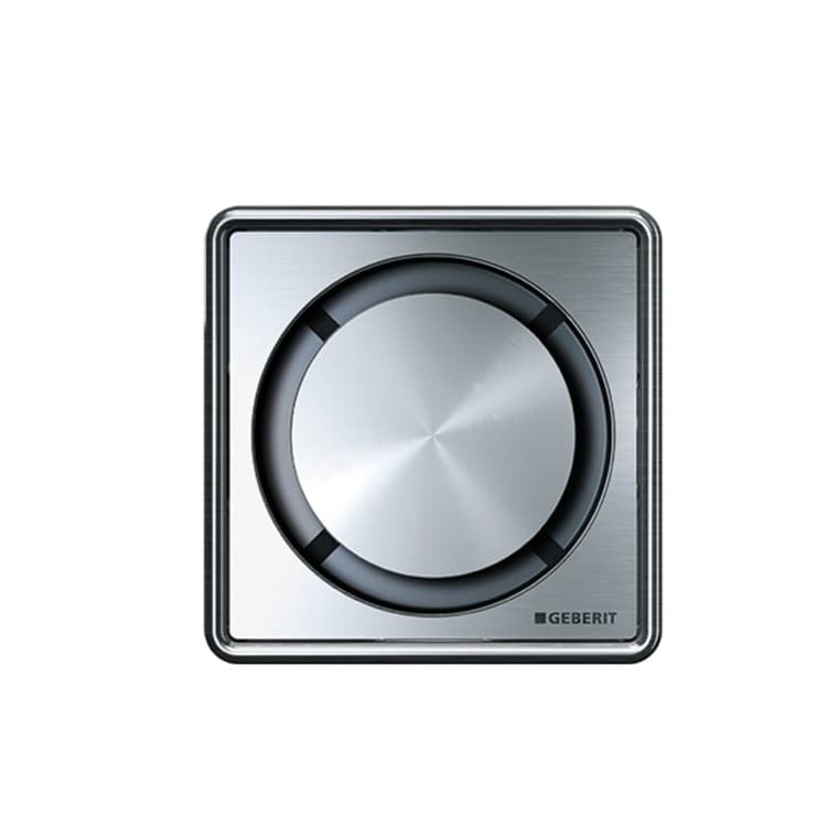 The design cover for Geberit CleanPoint in a round version The design cover for Geberit CleanPoint in a round version