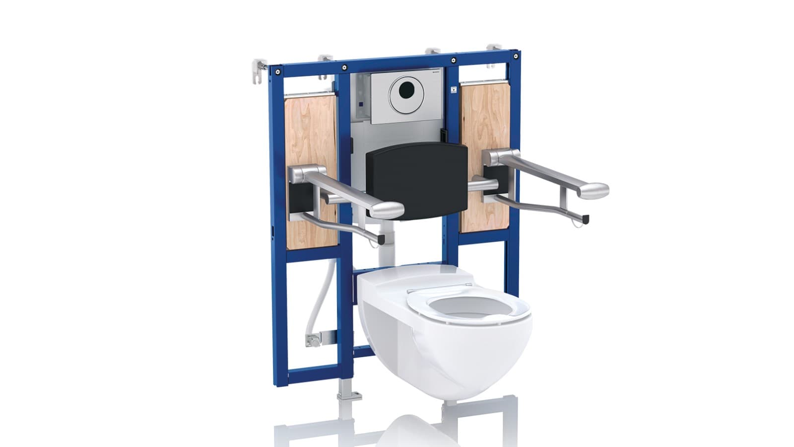 Barrier-free WC with Geberit Duofix installation element Barrier-free WC with Geberit Duofix installation element