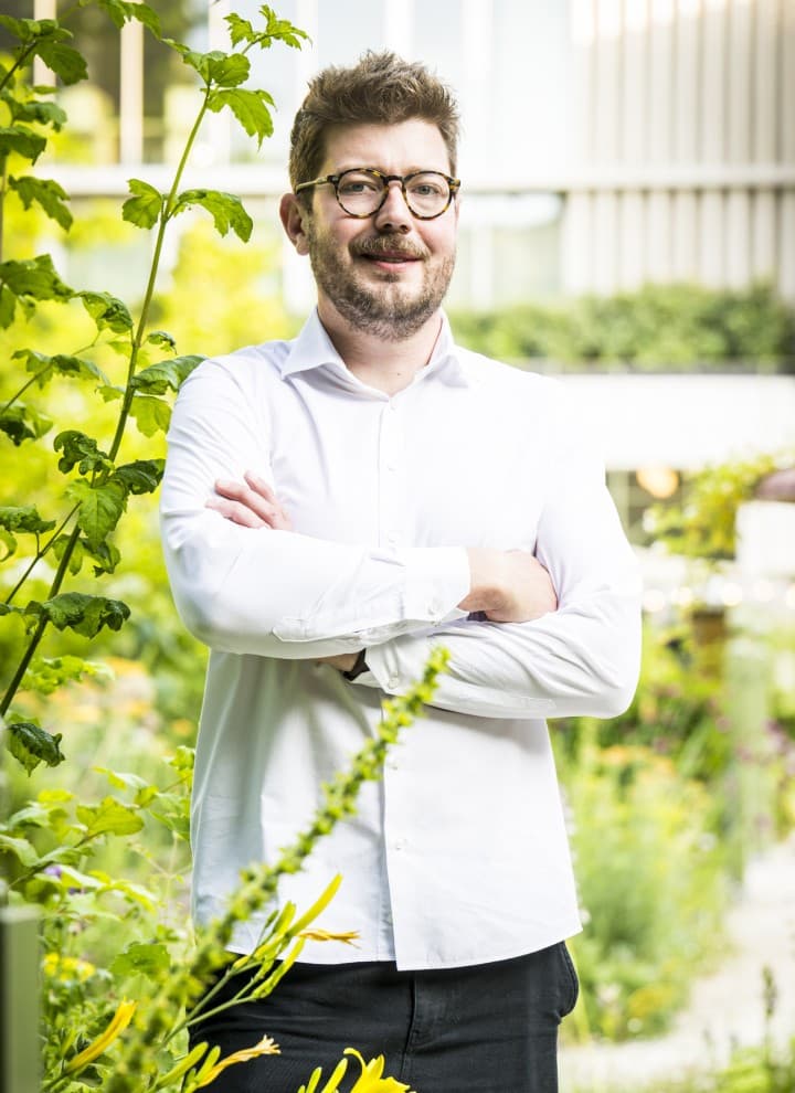 Architect Jonas Vanbelle designed the new entrance building of the Rubenshuis (© Frederik Beyens) Architect Jonas Vanbelle designed the new entrance building of the Rubenshuis (© Frederik Beyens)